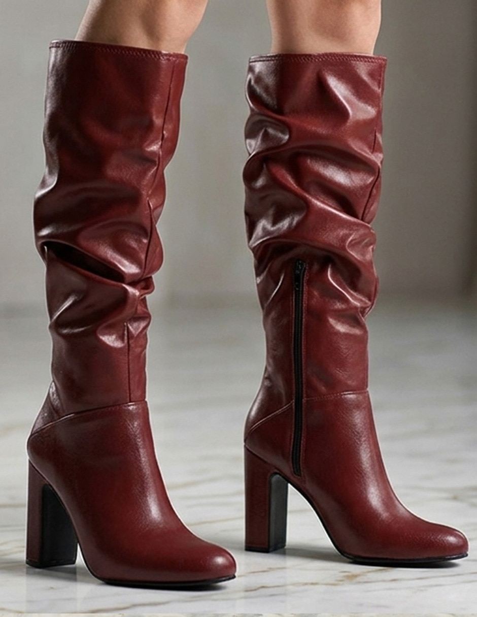 Bota abajo de la rodilla para mujer 7