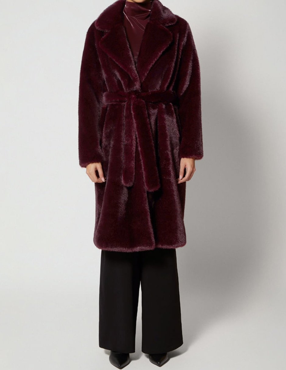 Gabardina con bolsillos para mujer 4