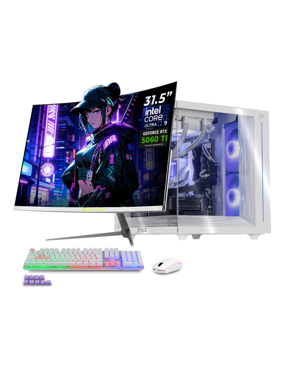 31.5 pulgadas Full HD Intel core ultra 9 NVIDIA GeForce RTX 5060 Ti 32 GB RAM No aplica 1 TB SSD No aplica