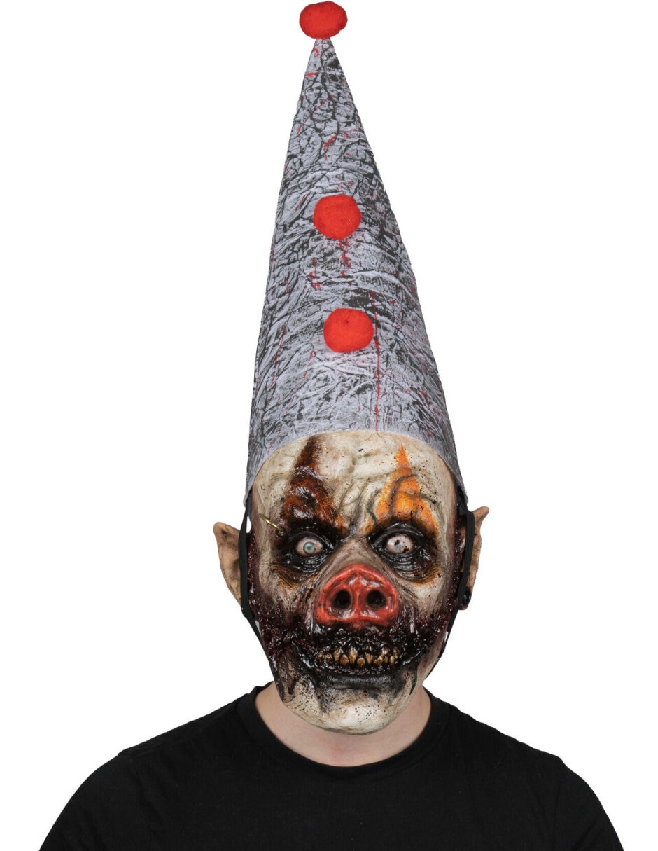 Máscara para disfraz de payaso cerdo 7