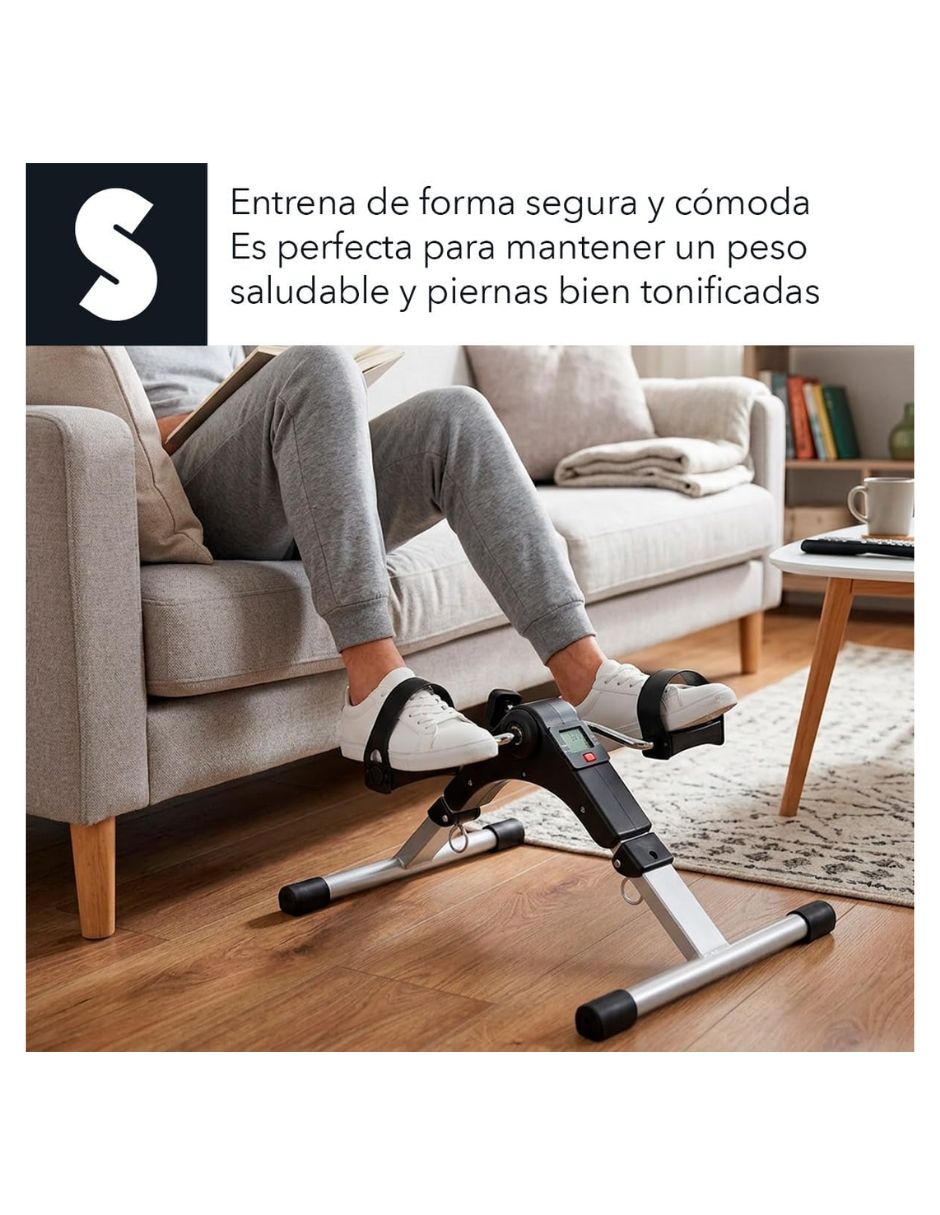Mini bicicleta estática de metal 5