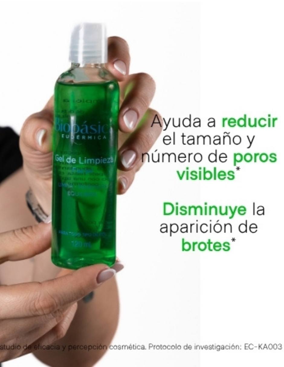 Set limpiador facial Kit Biobásica dúo piel grasa Biobásica Eudérmica para eliminar el brillo