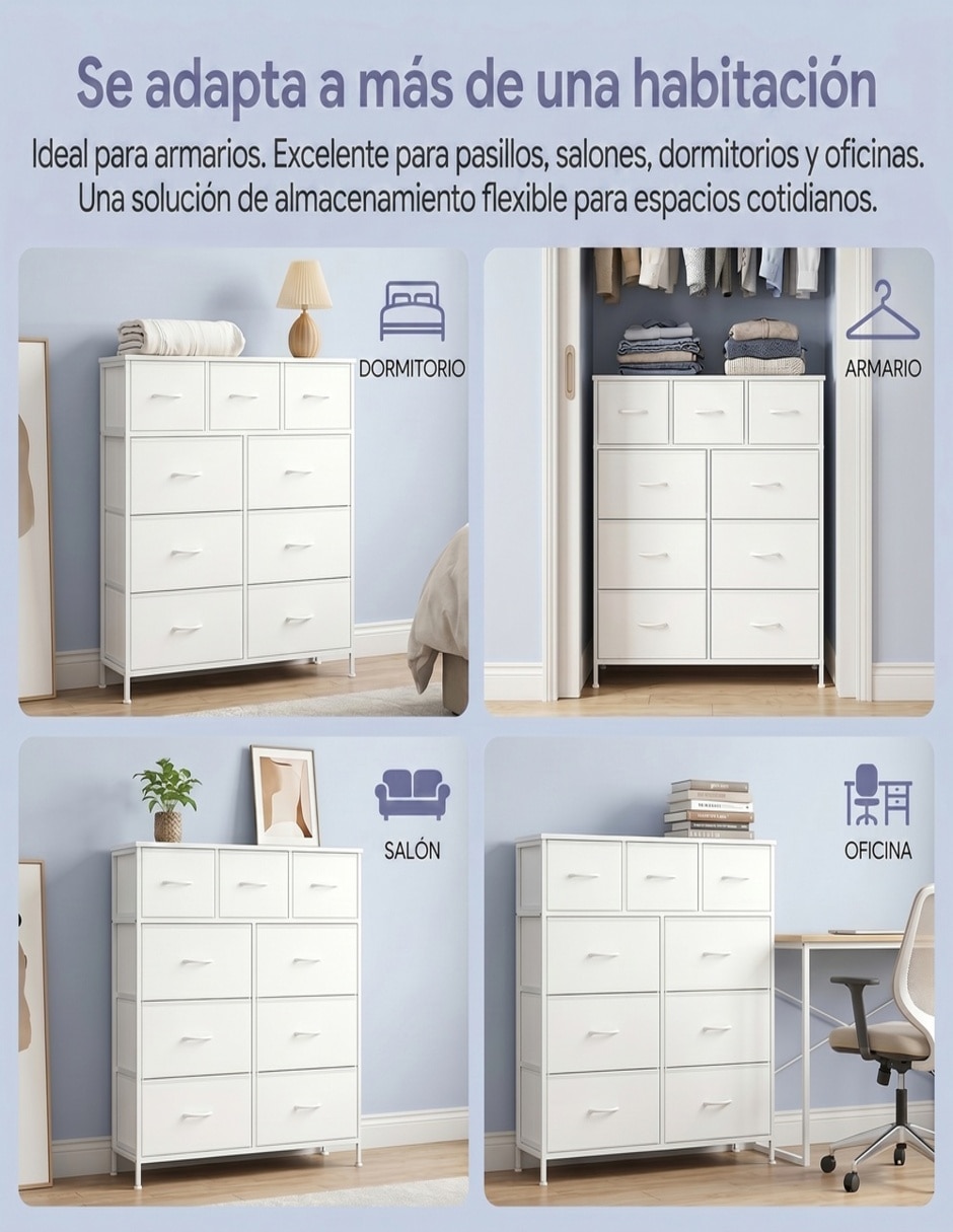 Cómoda Bellah de acero 2
