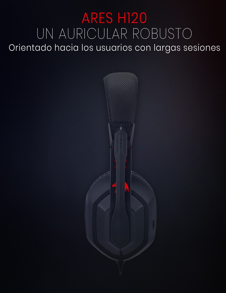 Audífonos gamer alámbricos H120 Ares 7