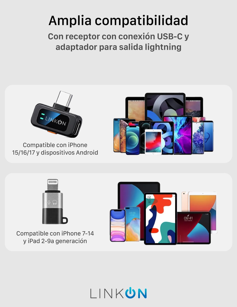 Micrófono Mik-Lite Conexión inalámbrica 5