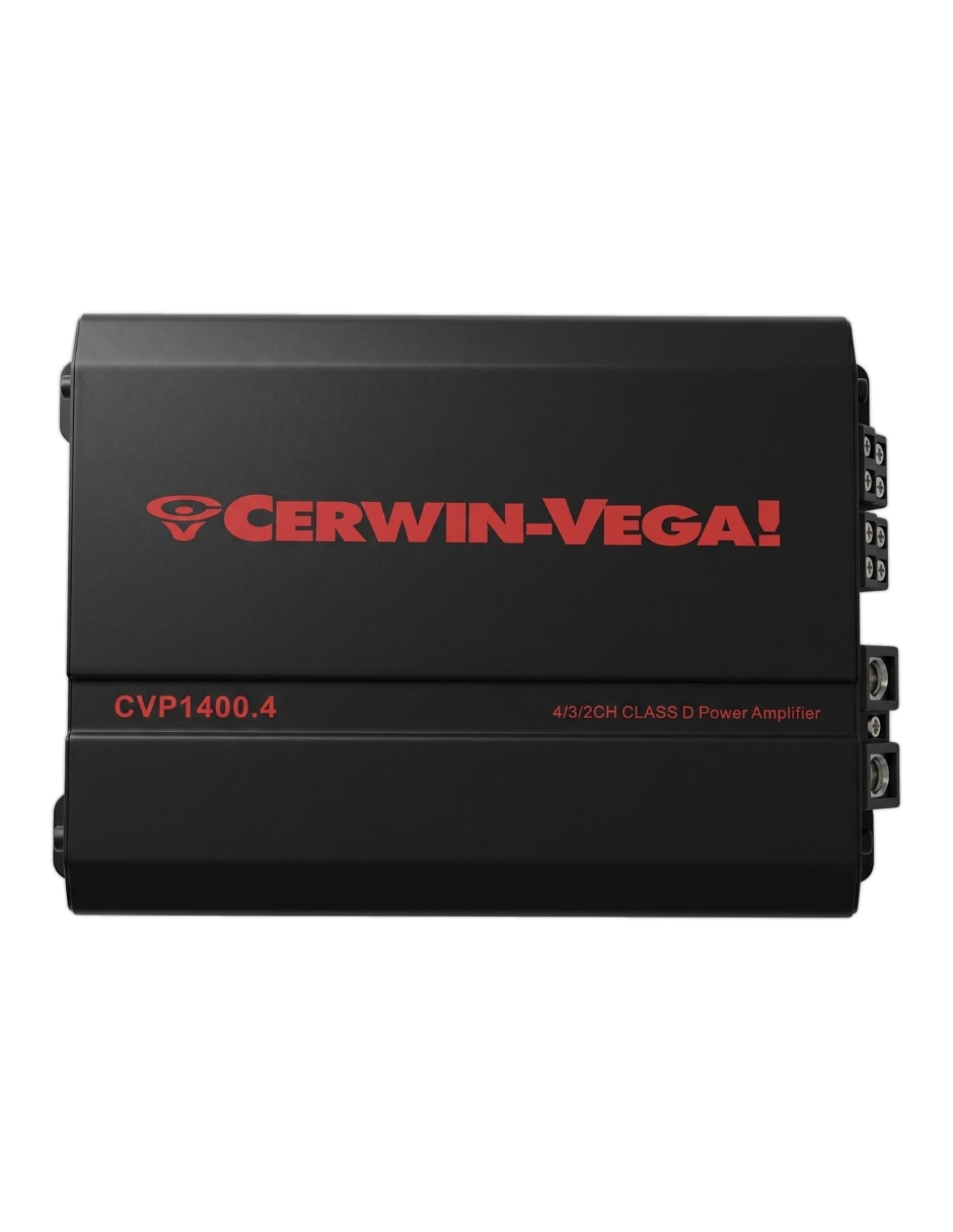 Amplificador Cerwin Vega CVP1400.4 de 0.2-6.0 V
