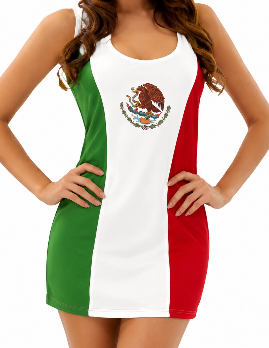 Disfraz Fiestas Patrias de México para mujer Disfraz Fiestas Patrias de México para mujer
