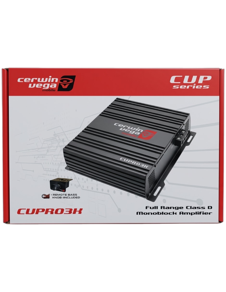 Amplificador Cerwin Vega CVPRO3K de 0.2-6.0 V