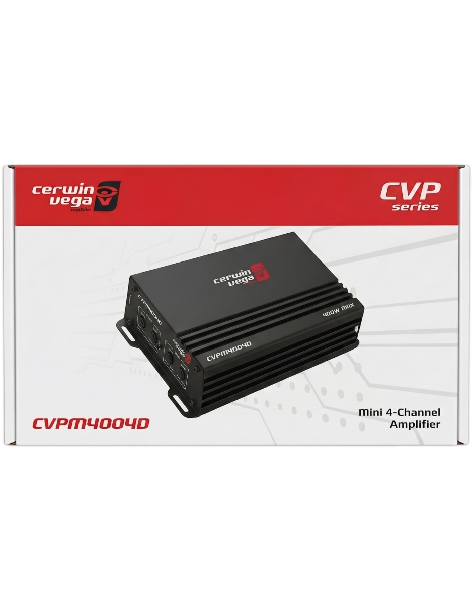 Amplificador Cerwin Vega CVPM400.4D de 0.2-6.0 V
