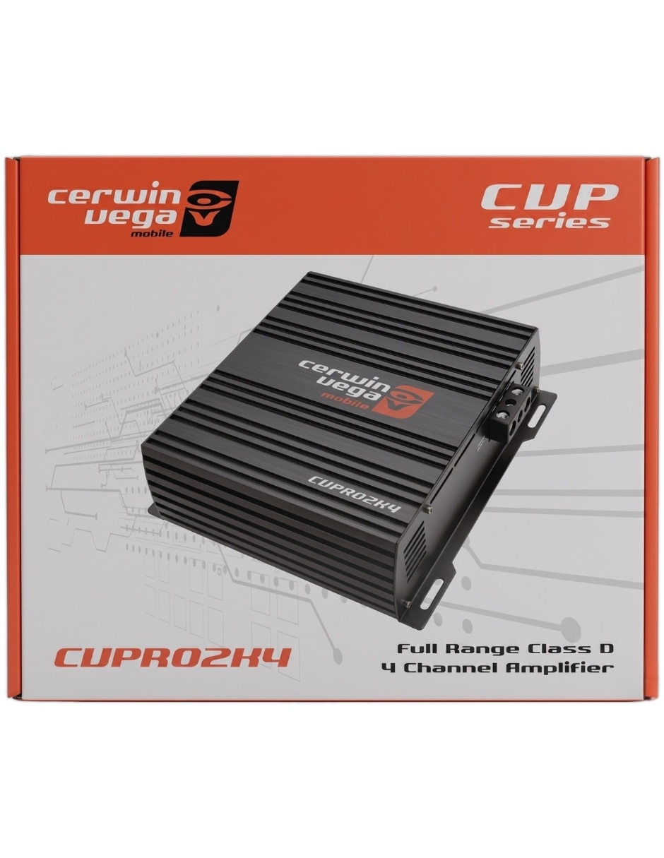 Amplificador Cerwin Vega CVPRO2K4 de 0.2-6.0 V