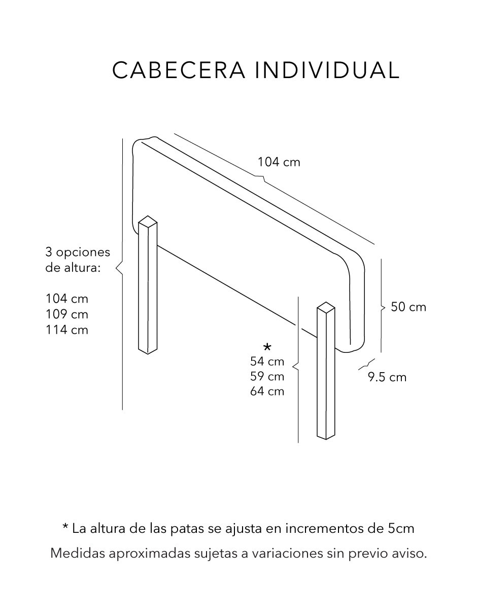 Cabecera armable de madera 6