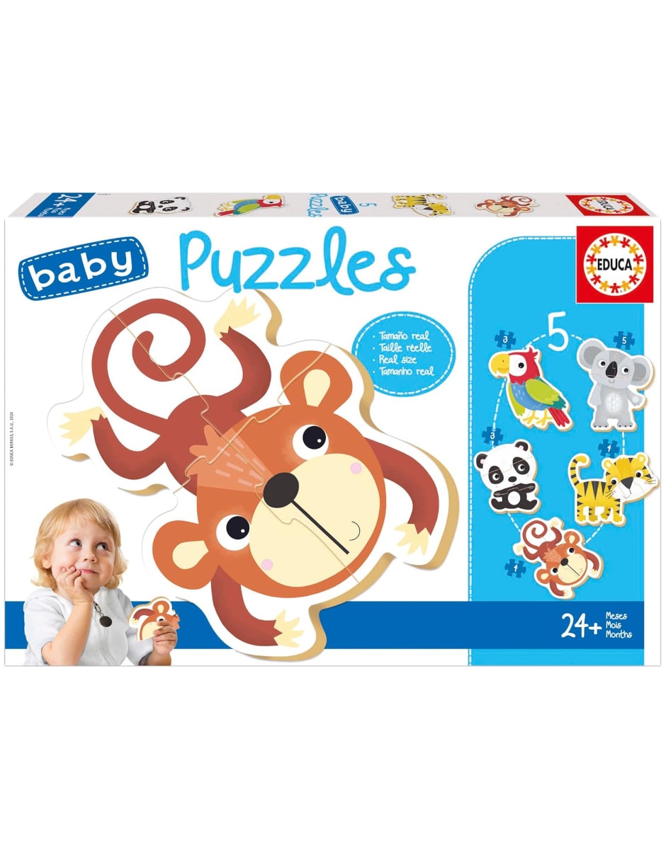 Rompecabezas Animales Baby Puzzles Fauna Salvaje 19 piezas Rompecabezas Animales Baby Puzzles Fauna Salvaje 19 piezas