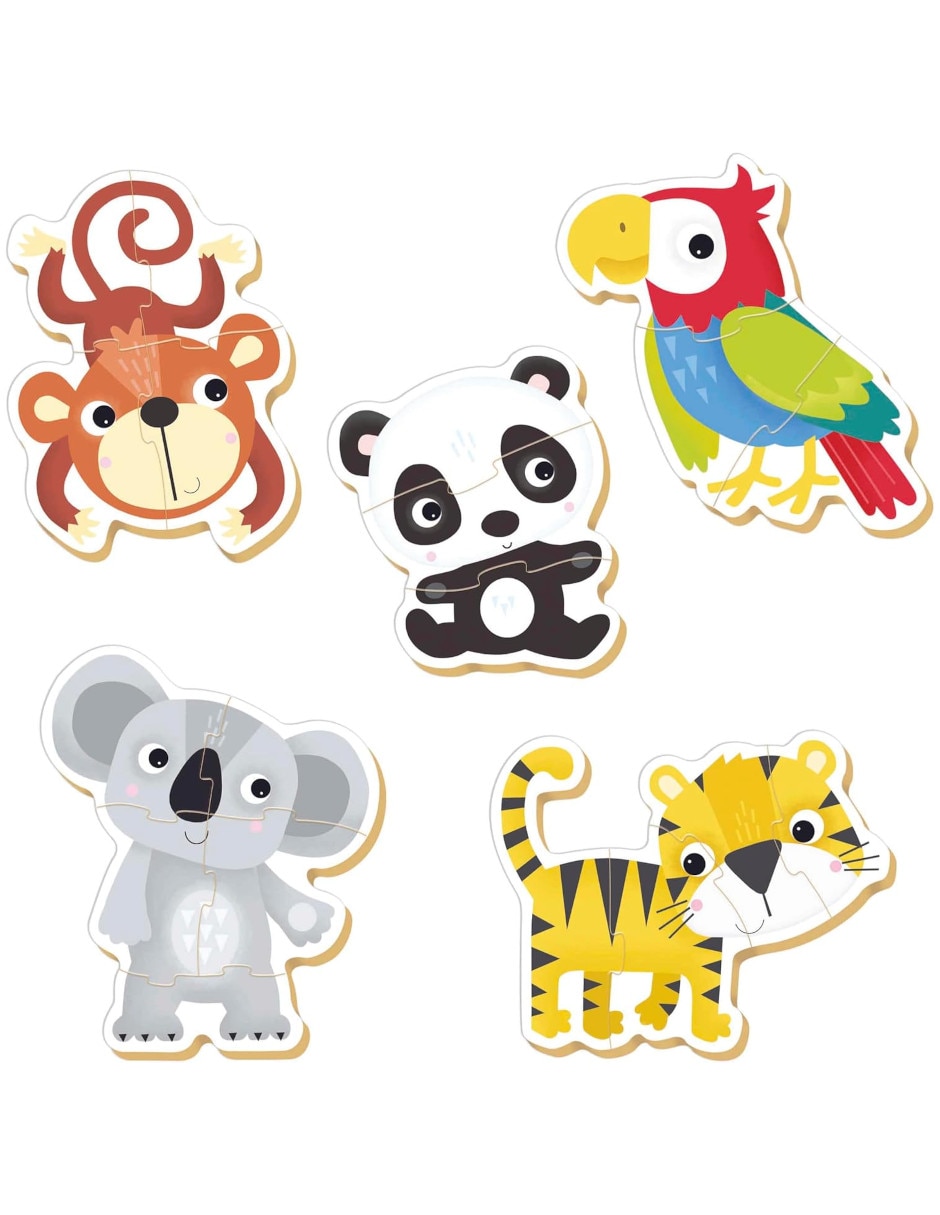 Rompecabezas Animales Baby Puzzles Fauna Salvaje Educa 19 piezas