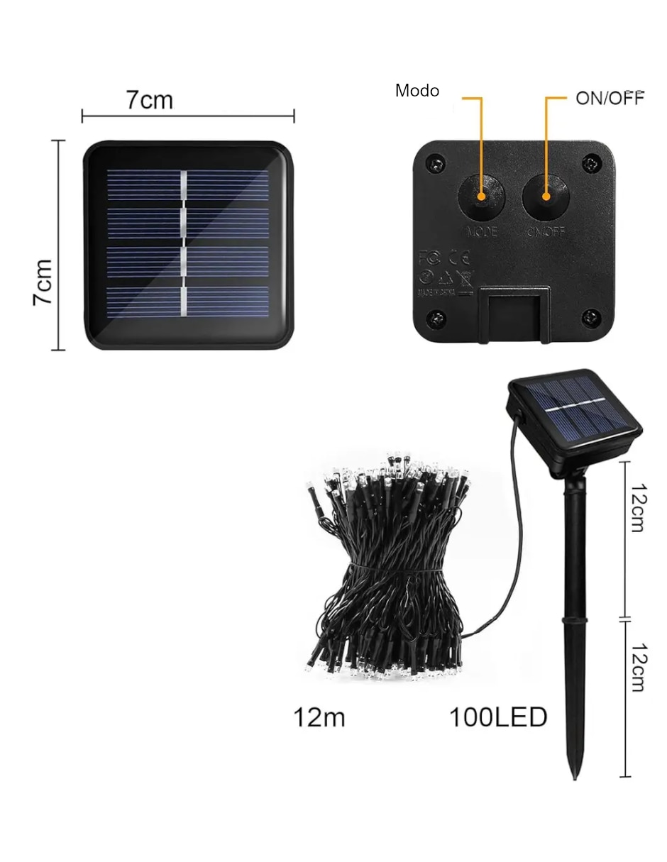 Serie led con 100 focos 5