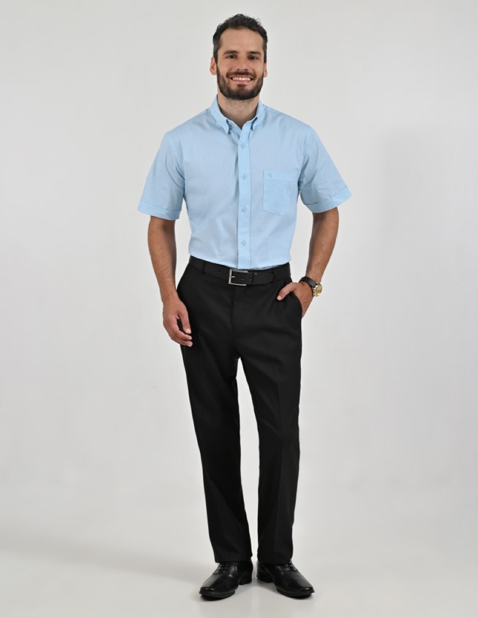 Camisa casual manga corta para hombre 2