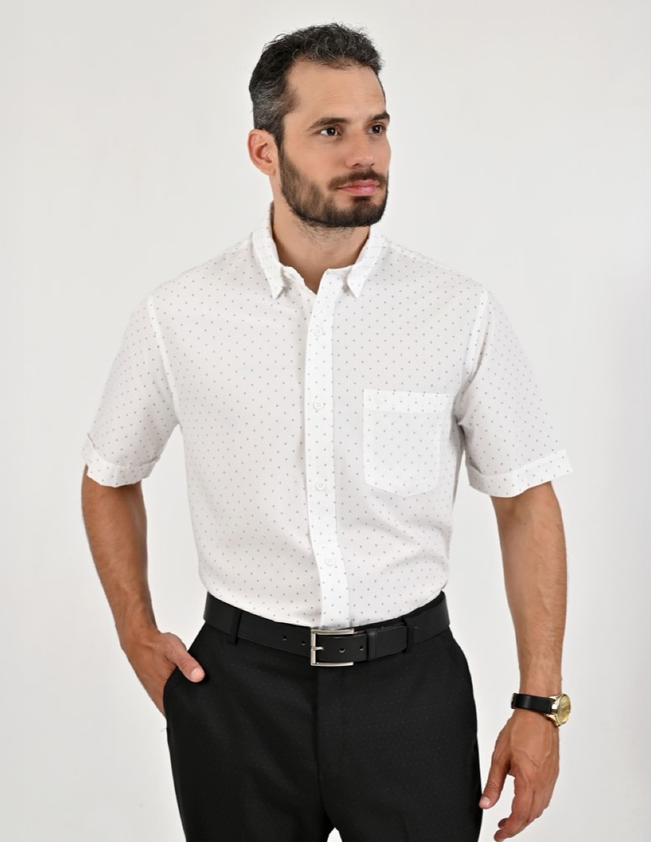 Camisa/Sobrecamisa Casual Primavera - Verano de (si aplica) Bambú y poliéster manga Corta para hombre Camisa/Sobrecamisa Casual Primavera - Verano de (si aplica) Bambú y poliéster manga Corta para hombre