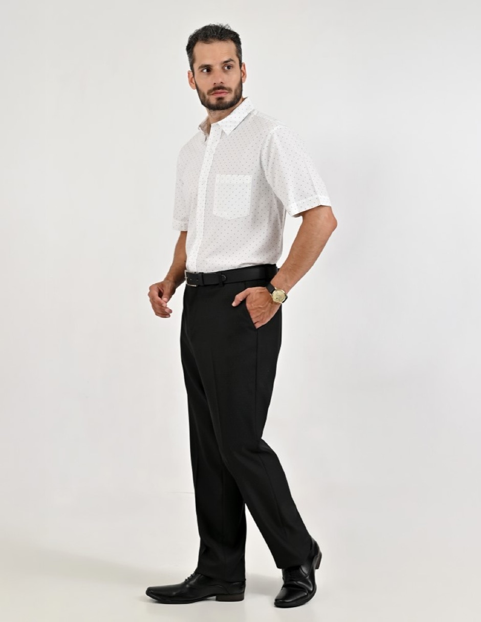 Camisa/Sobrecamisa Casual Primavera - Verano de (si aplica) Bambú y poliéster manga Corta para hombre 3