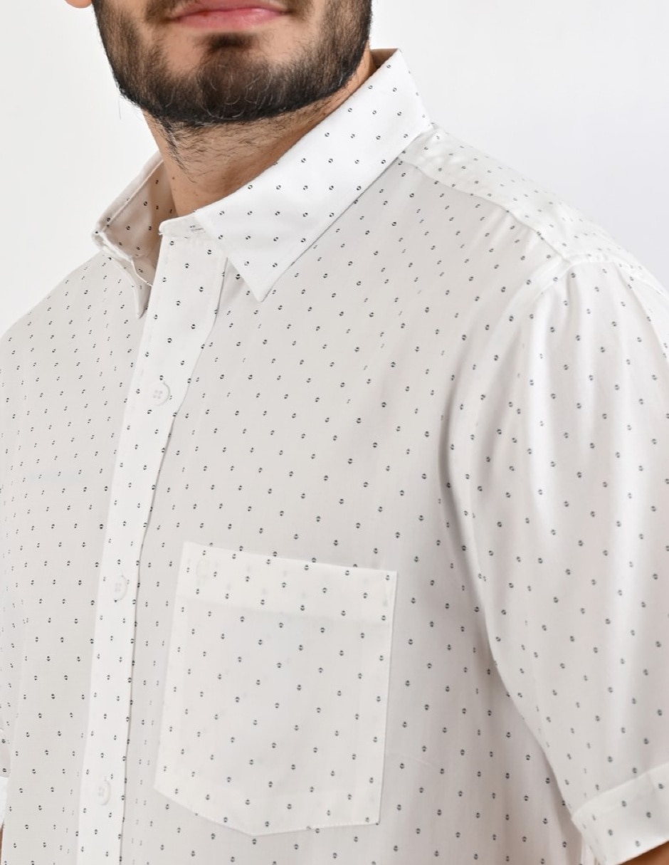 Camisa/Sobrecamisa Casual Primavera - Verano de (si aplica) Bambú y poliéster manga Corta para hombre 6