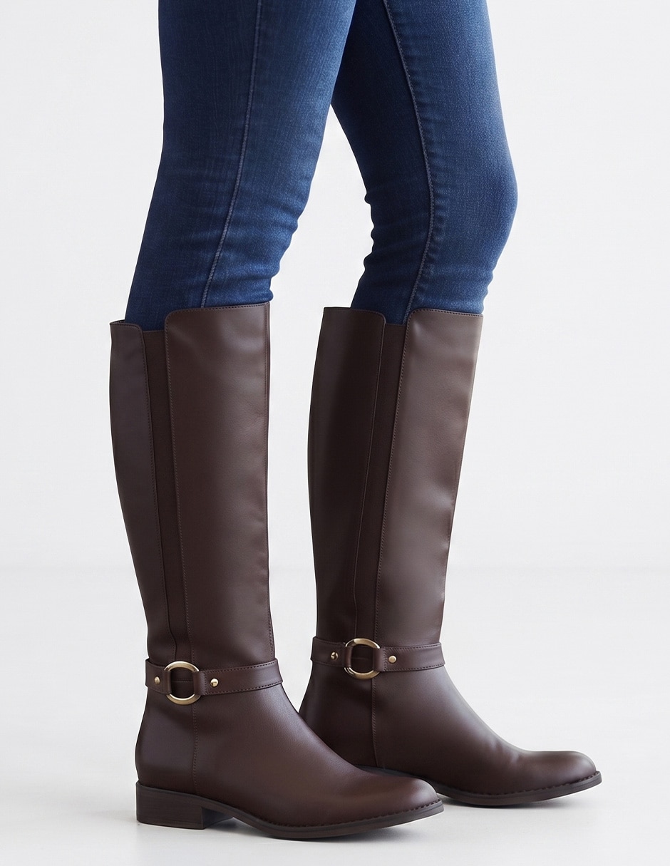 Bota Abajo de la rodilla 5080-343-A de Sintético para mujer 8