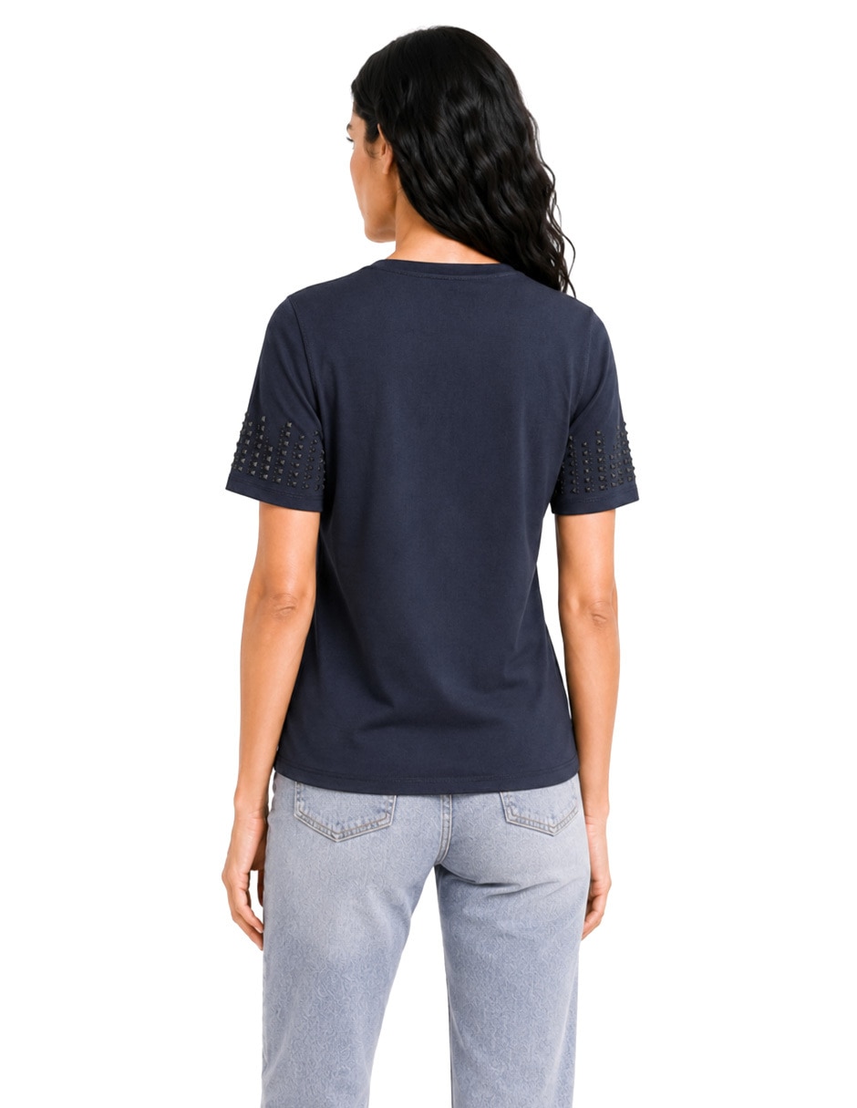 Blusa manga corta para mujer 3