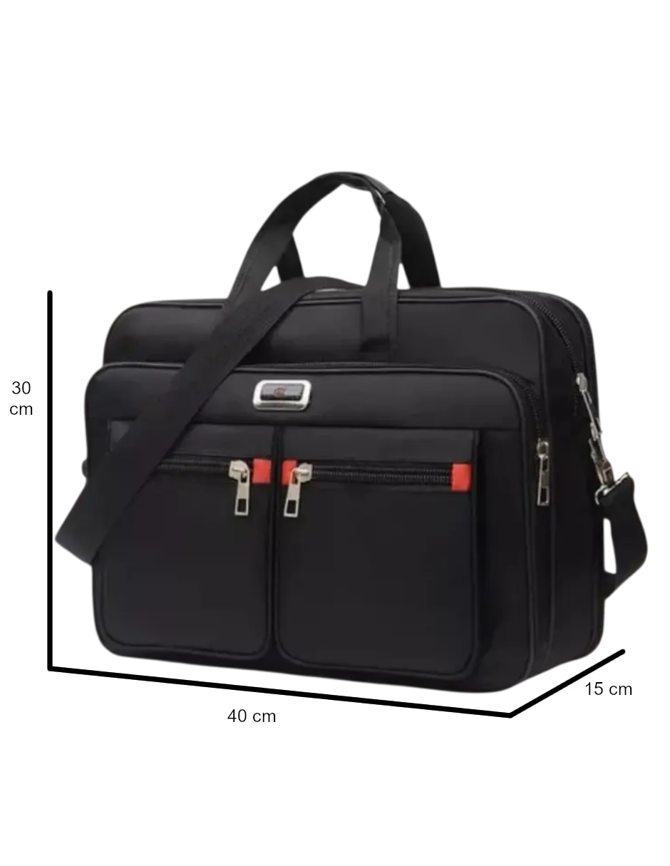 Maletín de con compartimiento para laptop 15.6 pulgadas y celular 4