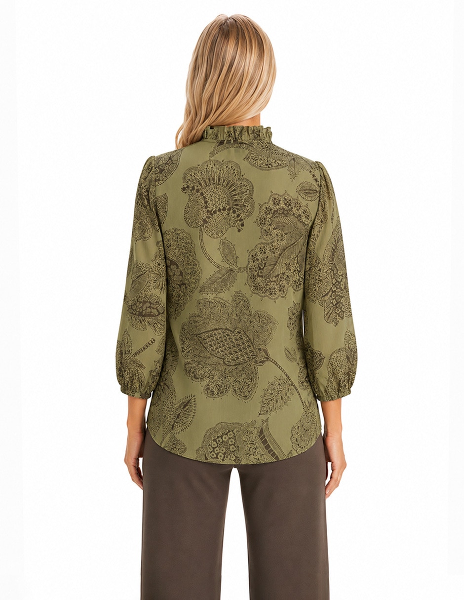 Blusa manga 3/4 para mujer 3