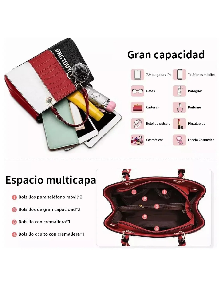 Bolsa bandolera generíca para mujer 4