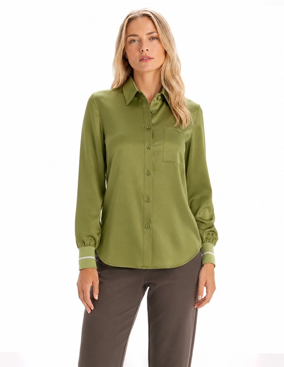 Blusa foley's manga larga para mujer