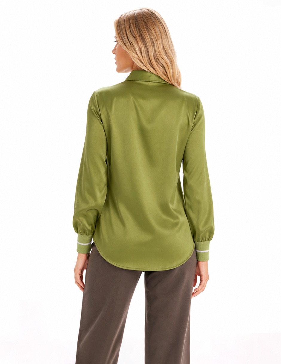 Blusa foley's manga larga para mujer
