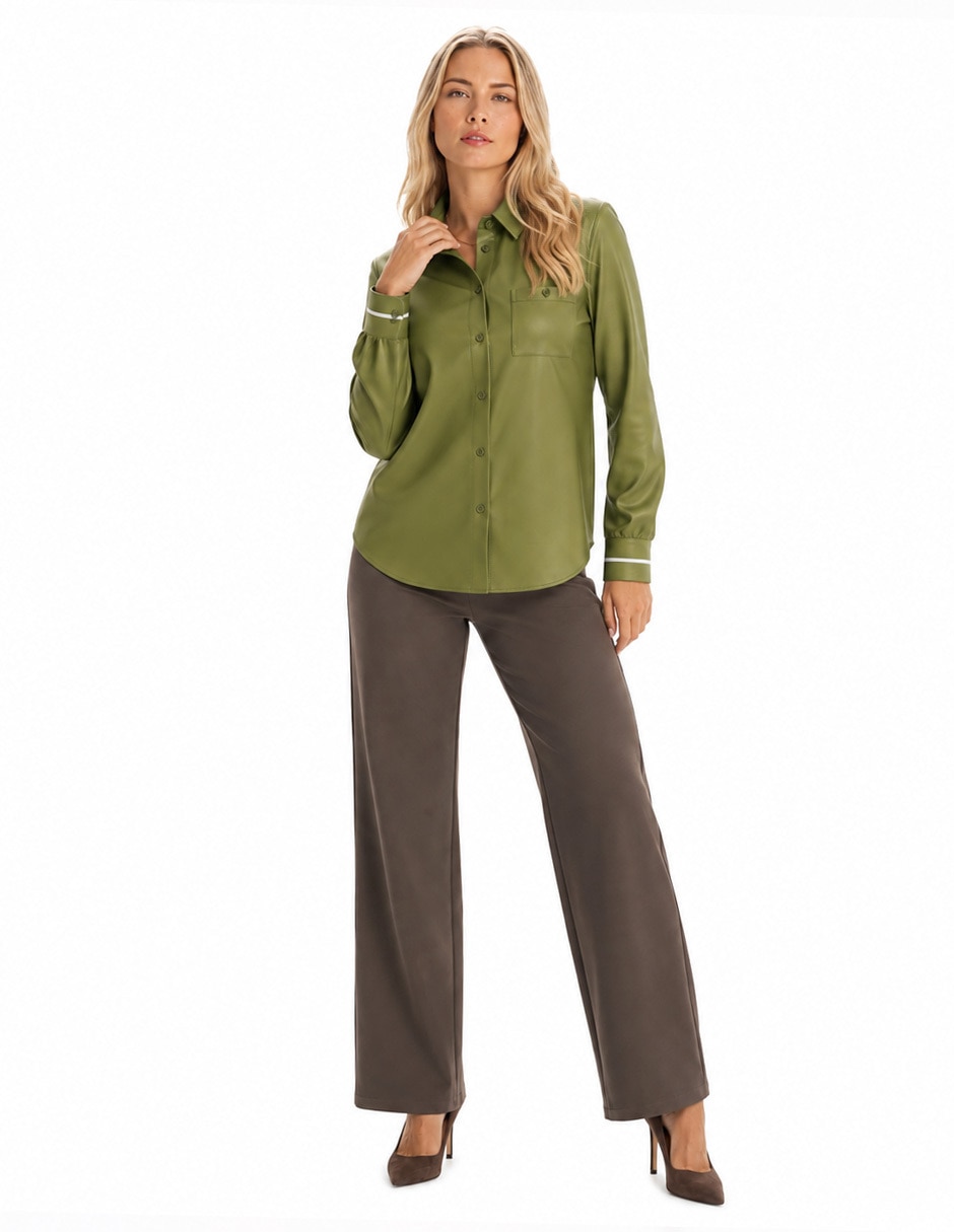 Blusa foley's manga larga para mujer