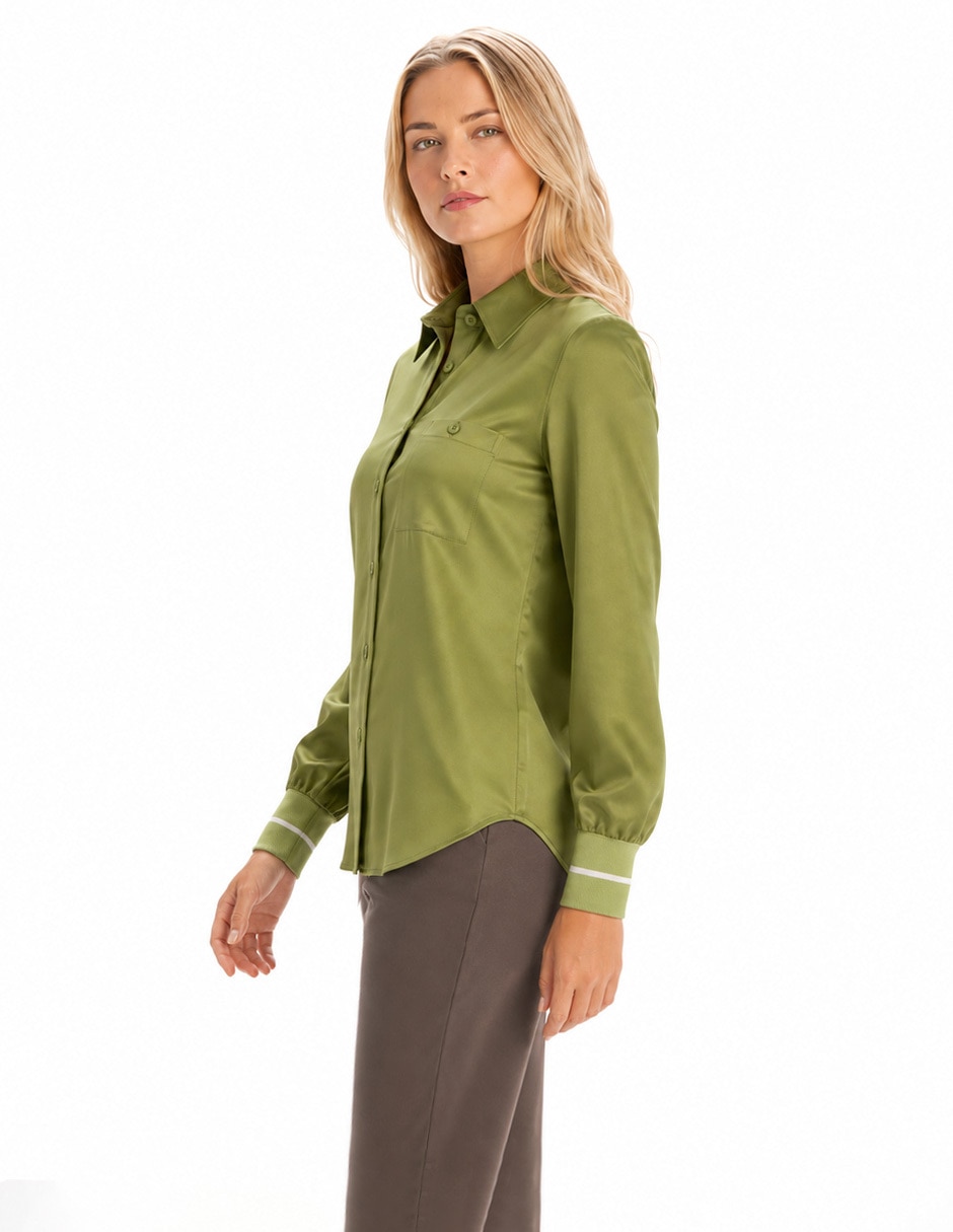 Blusa foley's manga larga para mujer