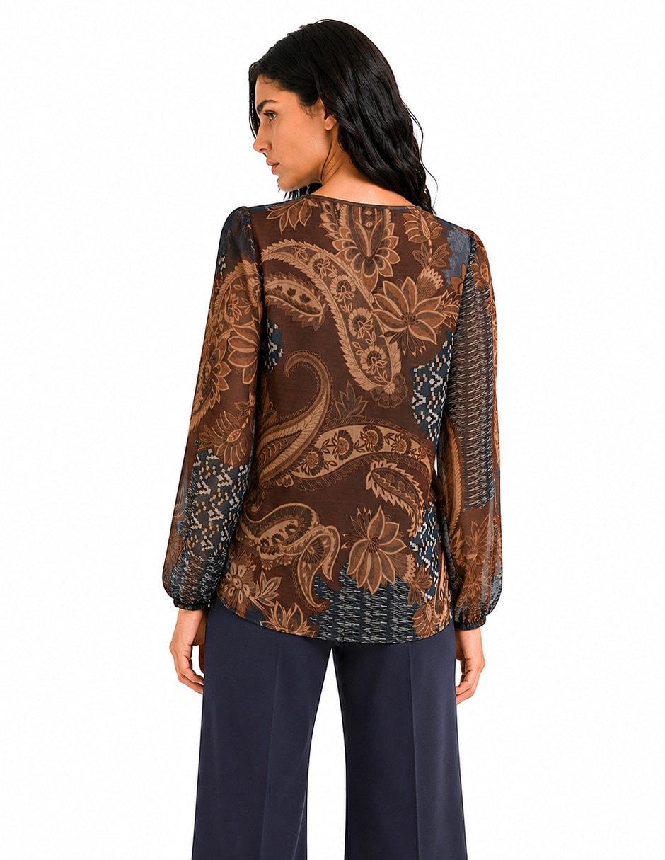 Blusa manga 3/4 para mujer 3