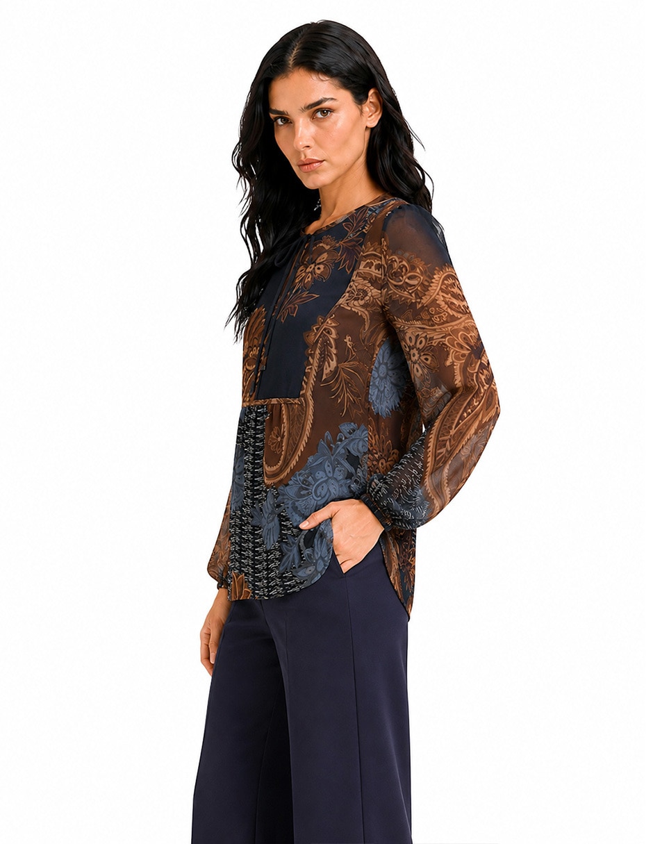 Blusa manga 3/4 para mujer 6