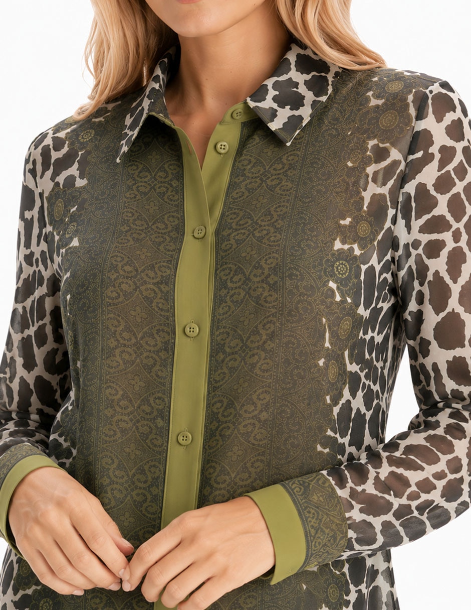 Blusa manga larga para mujer 2