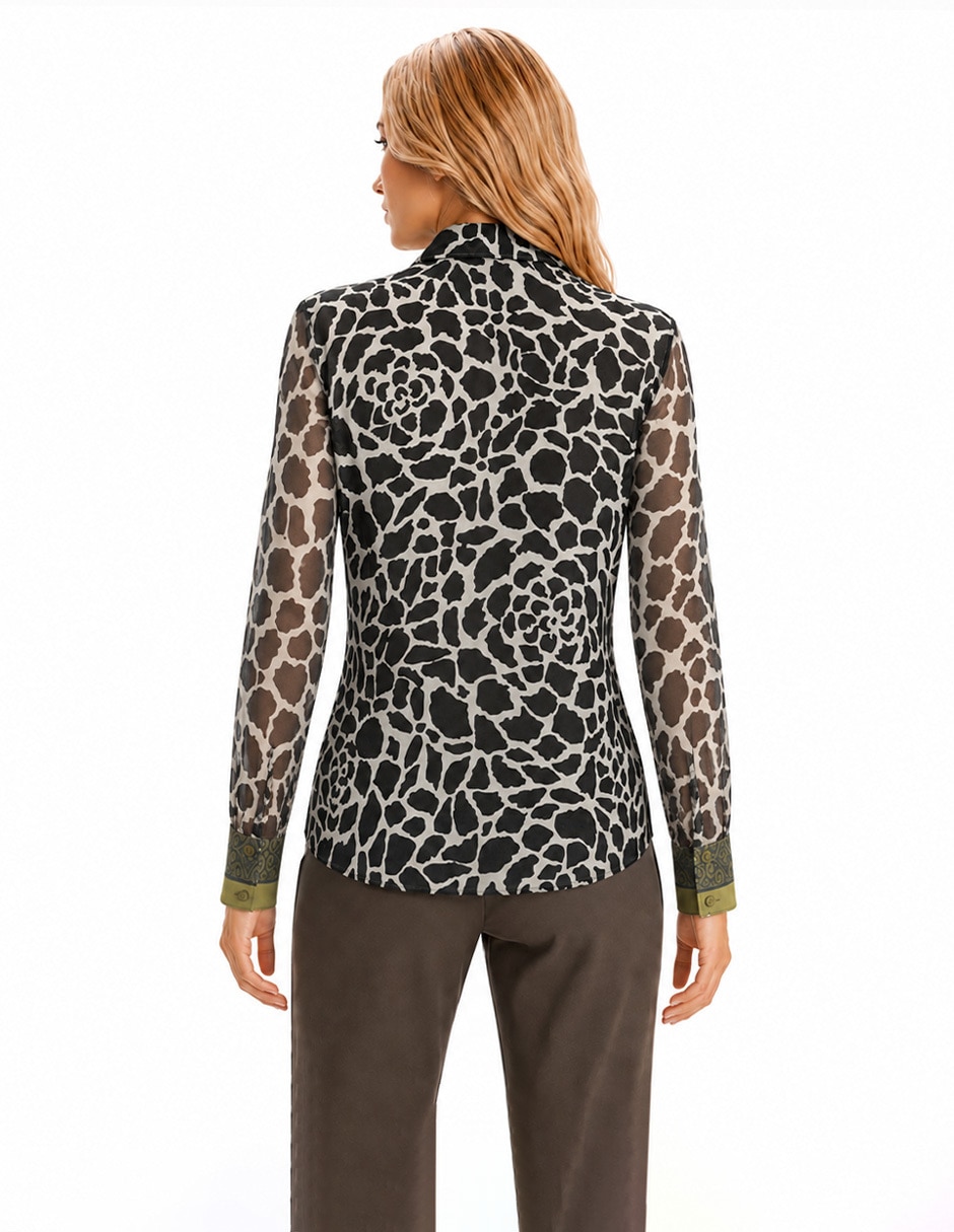 Blusa manga larga para mujer 3
