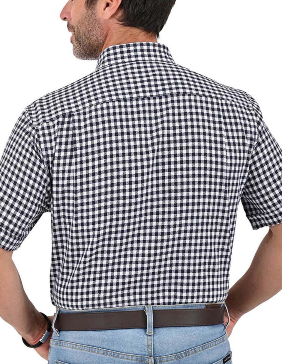 Camisa casual yale manga corta para hombre