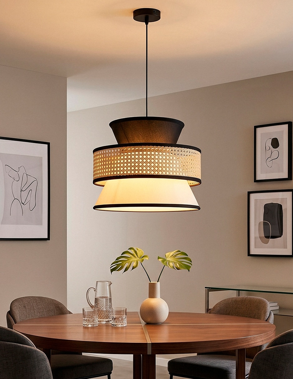Lámpara colgante Incandescente y LED 5