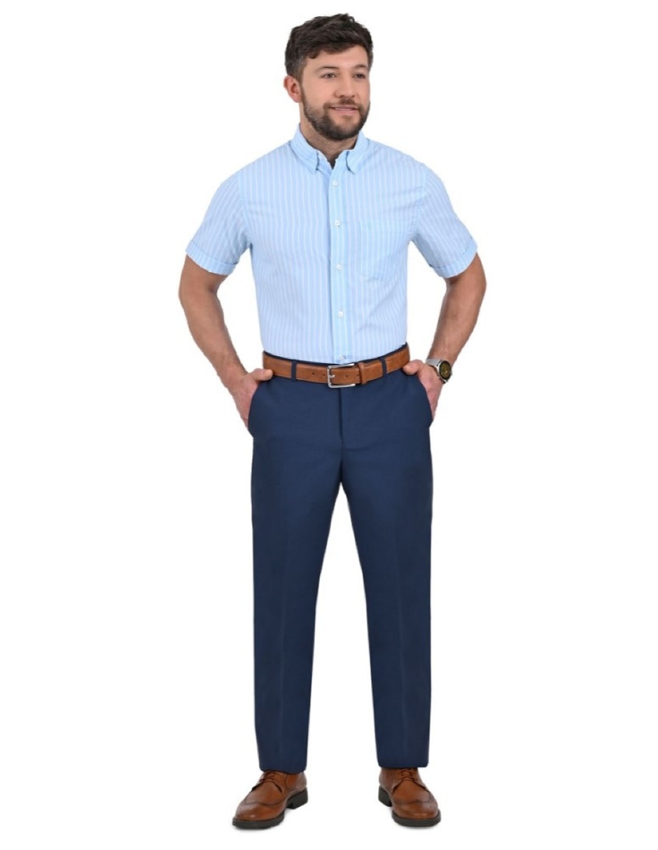 Camisa/Sobrecamisa Casual Primavera - Verano de (si aplica) Poliéster y algodón manga Corta para hombre 3