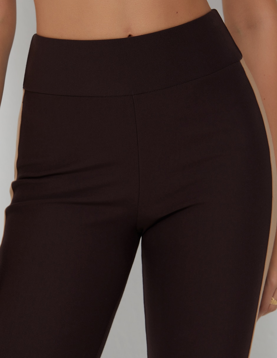 Pants acampanado con para mujer 5