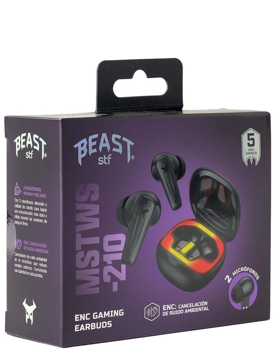 Audífonos gamer Inalámbricos Gaming MSTWS-210 4
