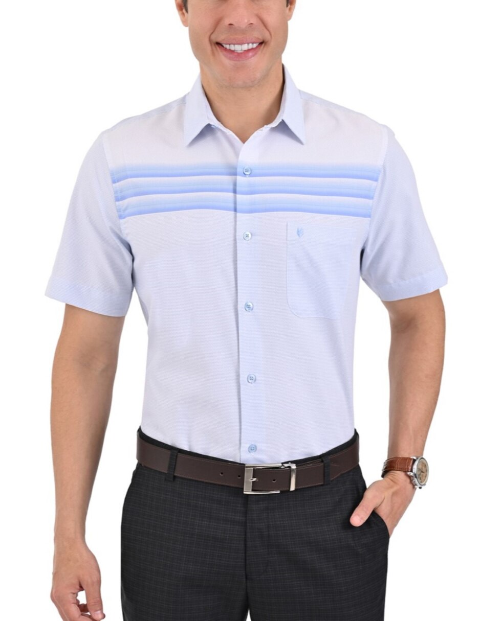 Camisa casual manga corta para hombre