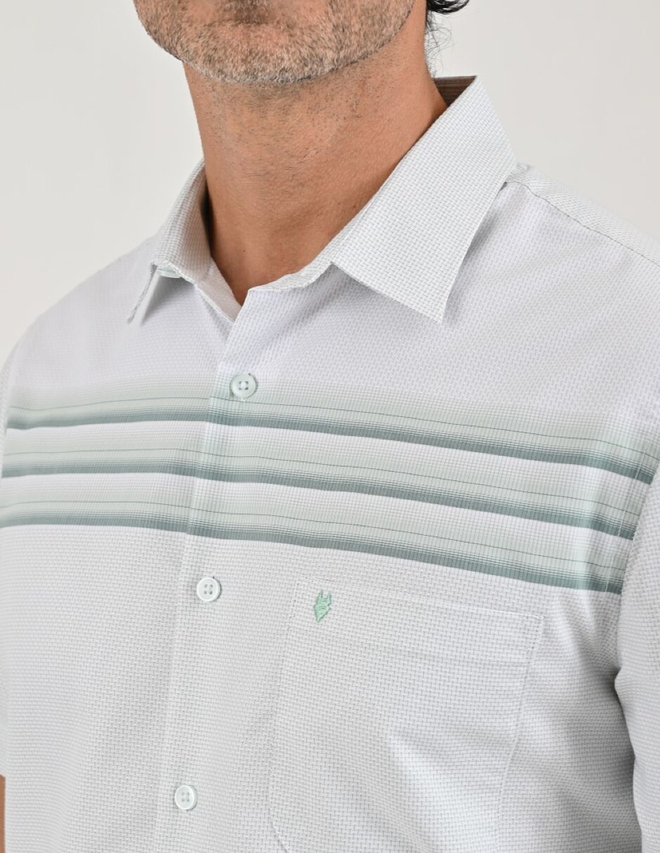 Camisa casual manga corta para hombre 3