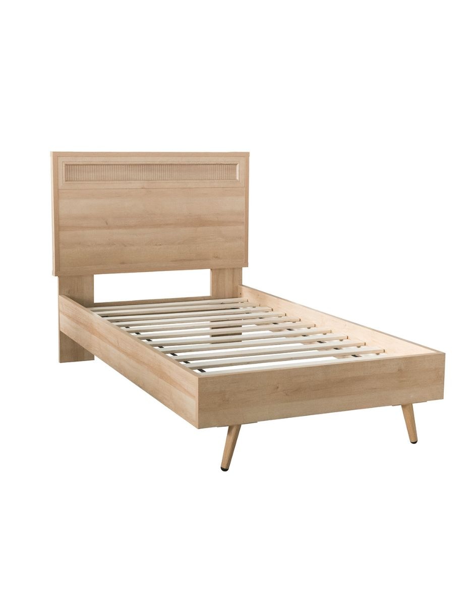 Base para cama armable Linea Glass de MDF individual Base para cama armable Linea Glass de MDF individual