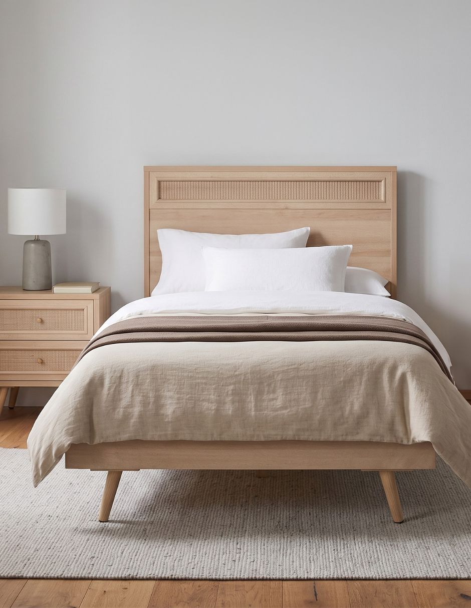 Base para cama armable Linea Glass de MDF individual 2