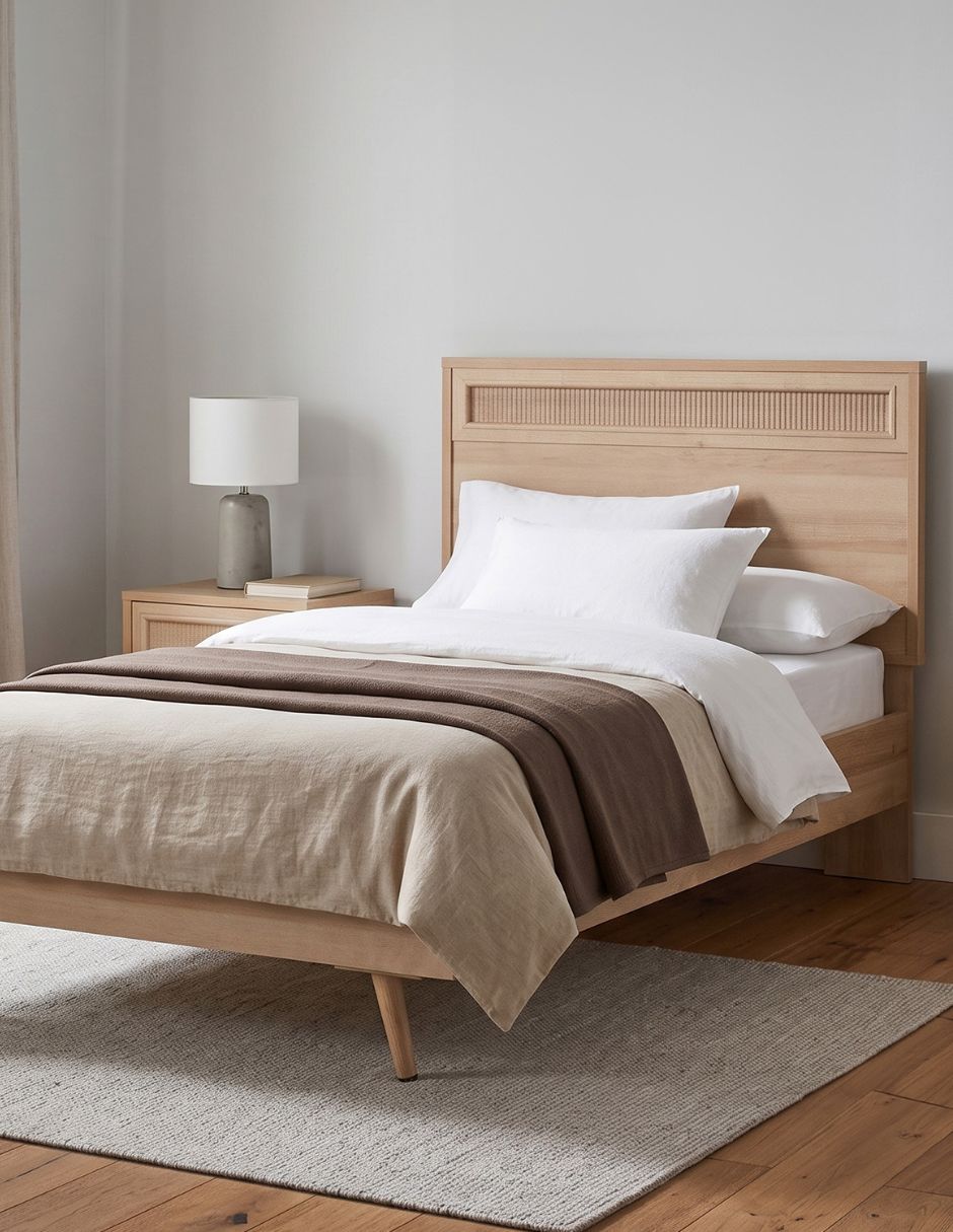 Base para cama armable Linea Glass de MDF individual 4
