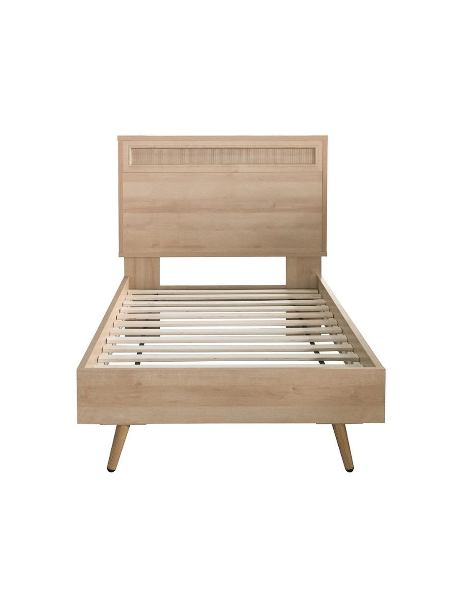 Base para cama armable Linea Glass de MDF individual 5