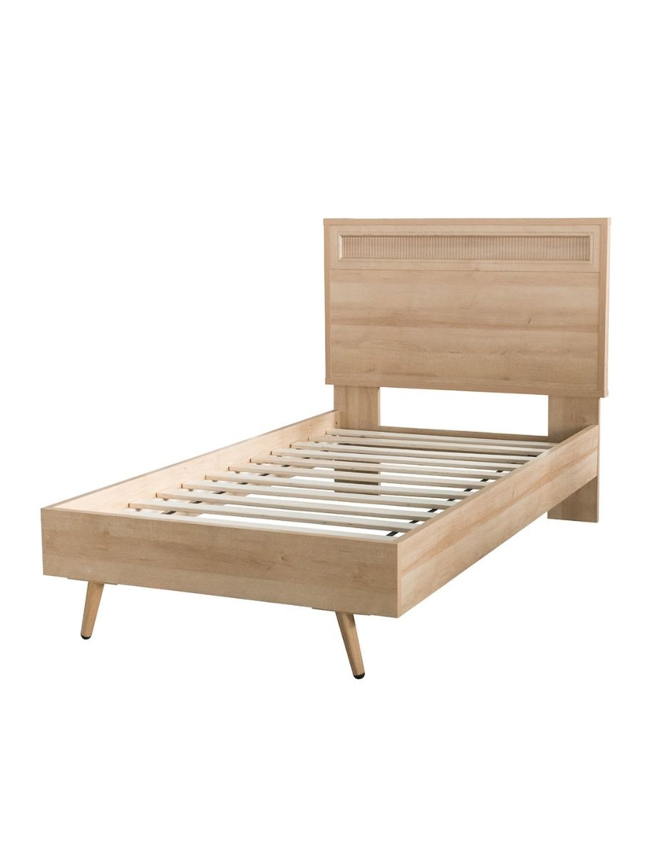 Base para cama armable Linea Glass de MDF individual 8
