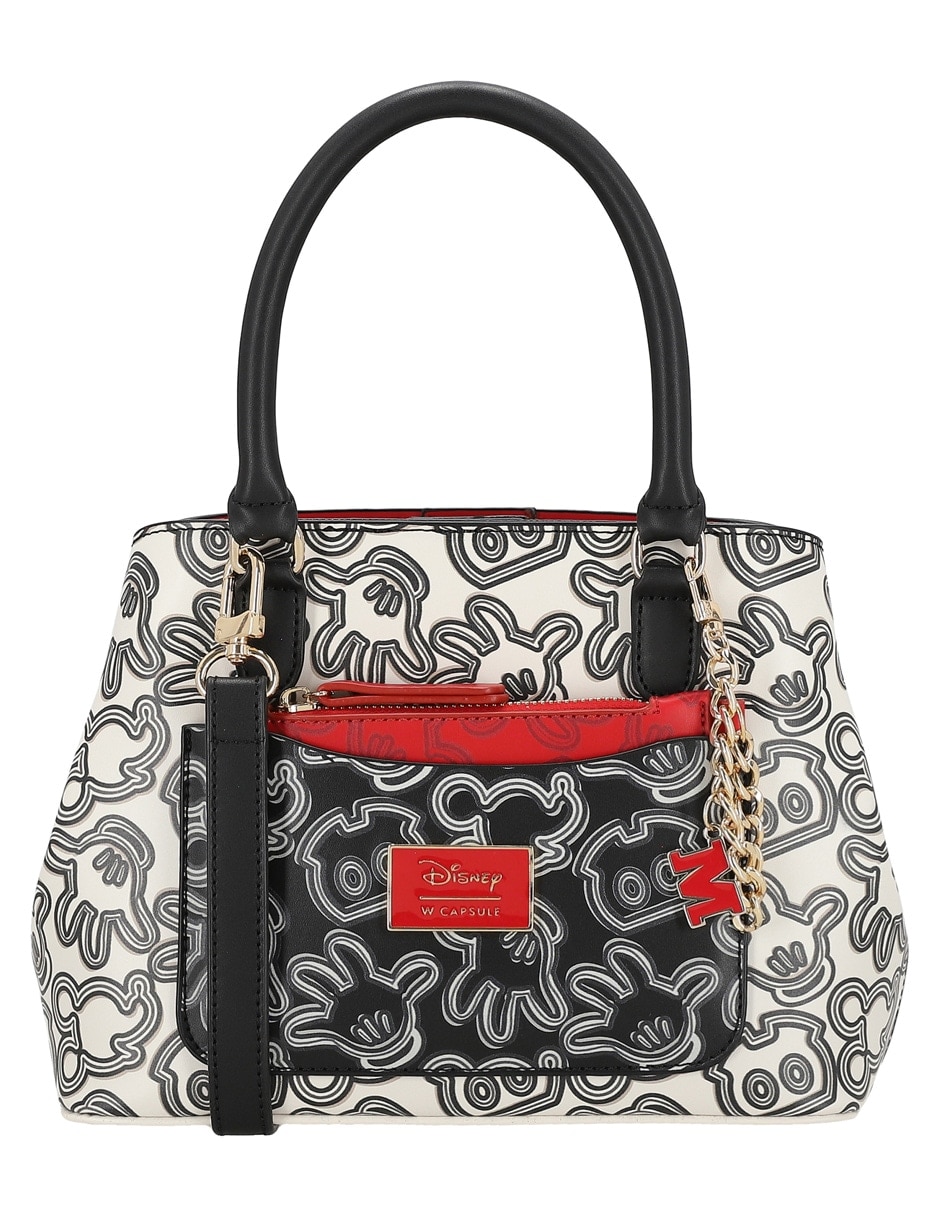 Bolsa satchel baravedi mickey mouse para mujer 9