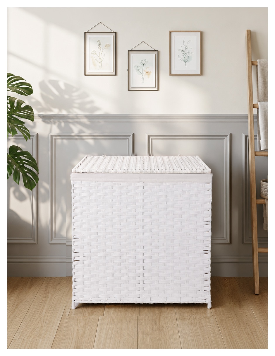 Para ropa 110L-2DIV-BLANCO de Polipropileno 3