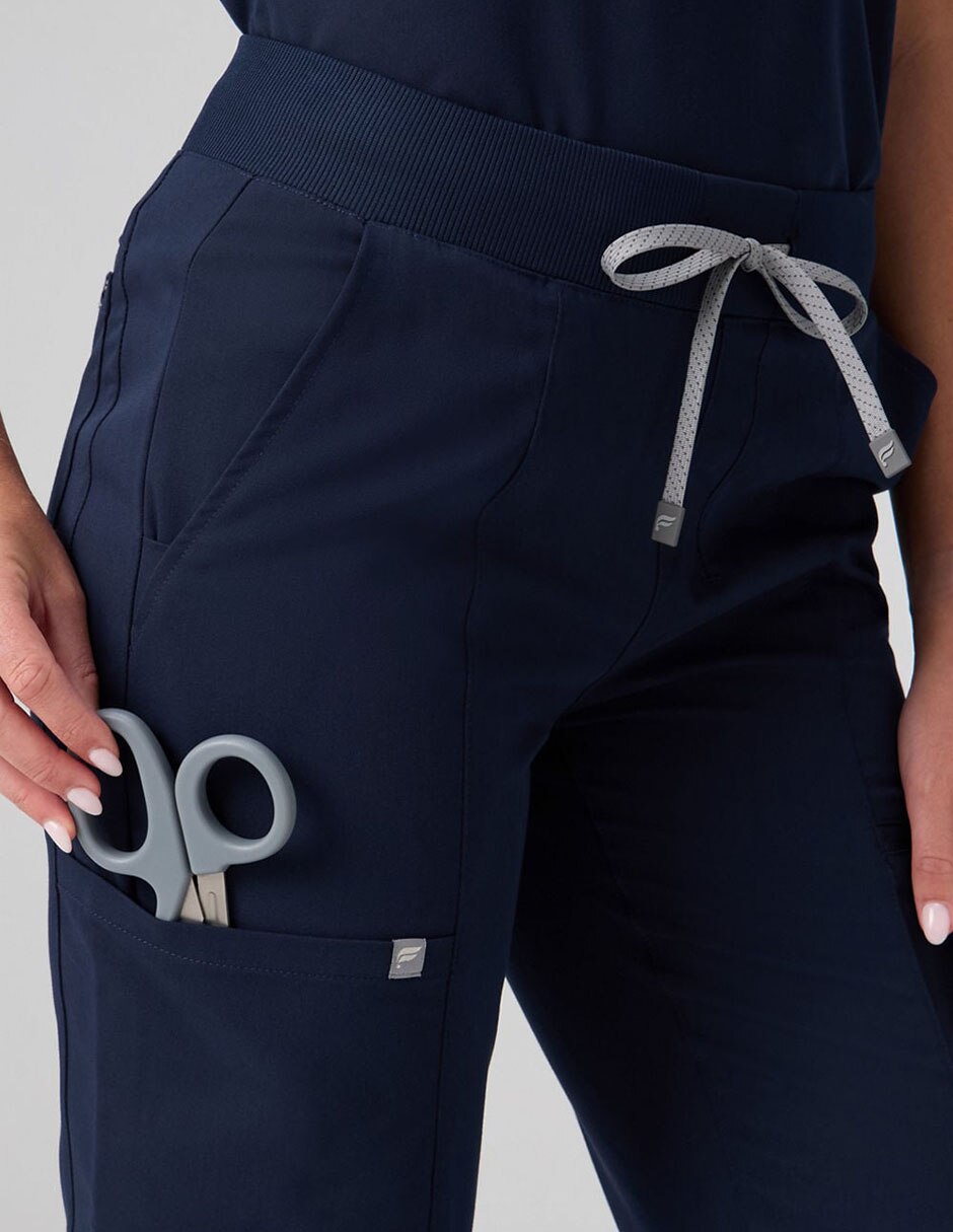 Pants regular con elástico para mujer 5